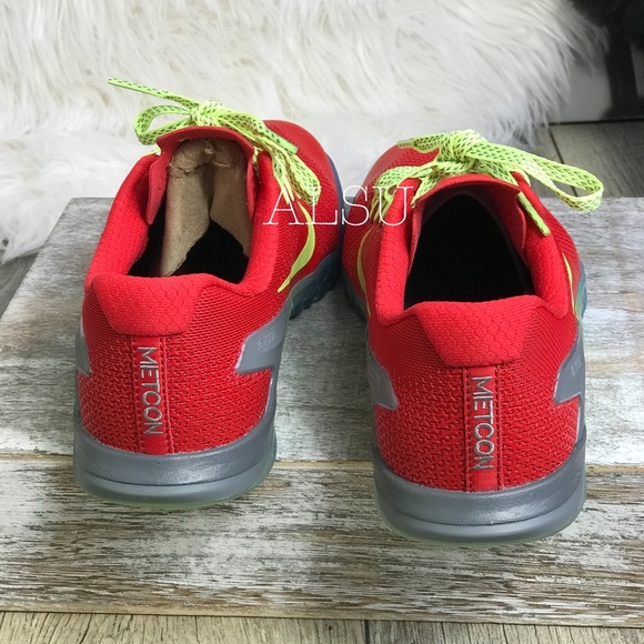 NikeID Metcon 4 Red Yellow W AUTHENTIC - Picture 5 of 8